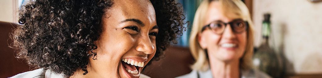 Mujer sonriendo